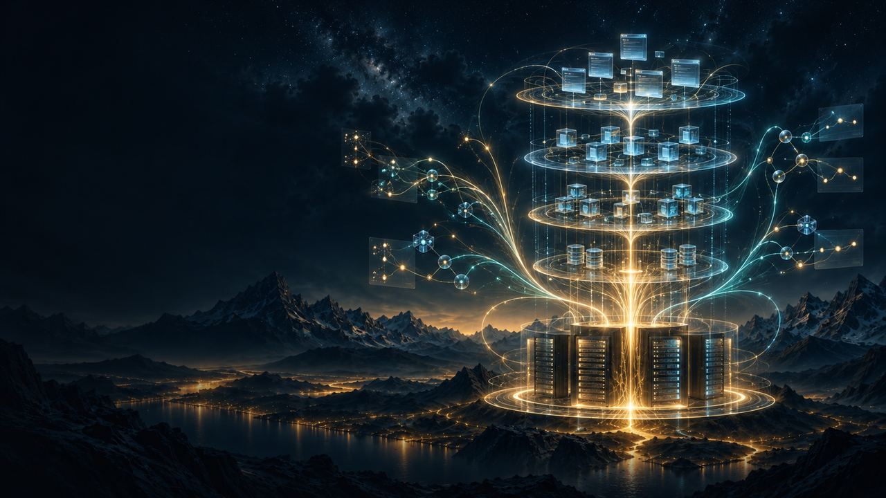 THE ELDER Computer Intelligence mapping applications, services, processes, runtimes, repositories and storage as a read-only connected system.